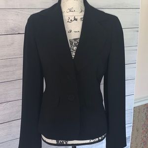 ANN TAYLOR black blazer jacket 0